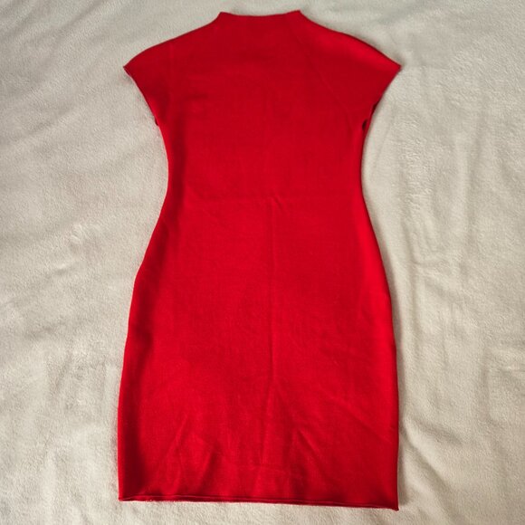 Zara bodycon red mini dress size M - Picture 2 of 14